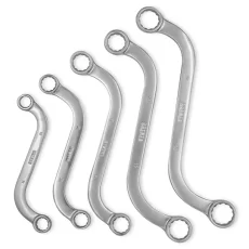 Juego de LLaves Estriadas Curvas Tipo "S" 5 Pzs