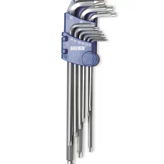Juego de Llaves Torx en "L" (Largas) (9Pzs)