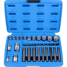 Set de 35 Pcs  Torx (1/4",3/8",1/2")