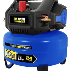 Compresor De Aire Sin Aceite 24lts 2hp Bta