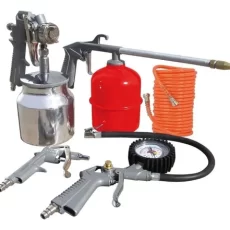 Kit Set Juego 5 Piezas Bta Compresor De Aire Pistola Succion