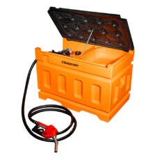 TANQUE SURTIDOR PARA COMBUSTIBLE DE 180 L CON BOMBA