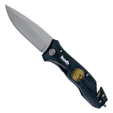 Cuchillo Navaja Plegable Inox Emergencia