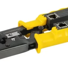 Pinza crimpeadora pela y corta cables con crique y tester