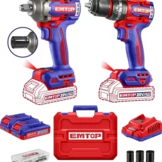 COMBO INALAM 20V TALADRO DE IMPACTO + LLAVE DE IMPACTO +  CARG + 2 BAT