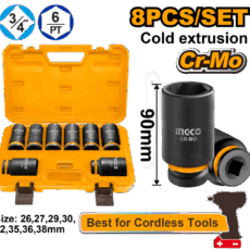SET X8 BOCALLAVES HEXAGONALES 3/4 ALTO