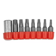 Juego de Puntas Tamper Torx ( 8Pzs)