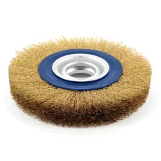 Cepillo Circular Rizado para Amoladora de Banco