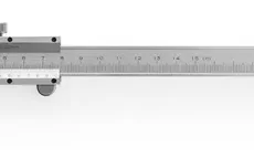 Calibre Metalico Escala Vernier Y Mm Mecanico
