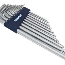 Juego de Llaves Tamper Torx Extra Largas en L 10PZ