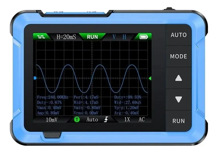 Mini Osciloscopio Digital De Mano 10mhz