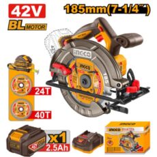 SIERRA CIRCULAR A BATERIA 185MM 42V BRUSHLESS