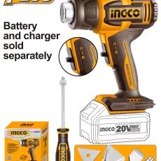 PISTOLA DE CALOR 300-550C 20V VELOCIDAD VARIABLE