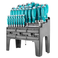 Set De Destornilladores Y Puntas Con Base Organizadora - 100 Piezas