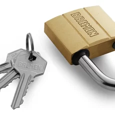 Candado De Bronce 30mm Uso Pesado Doble Traba