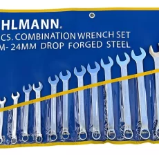 Llaves Combinadas Juego 6 A 24 Mm 19 Pz + Estuche