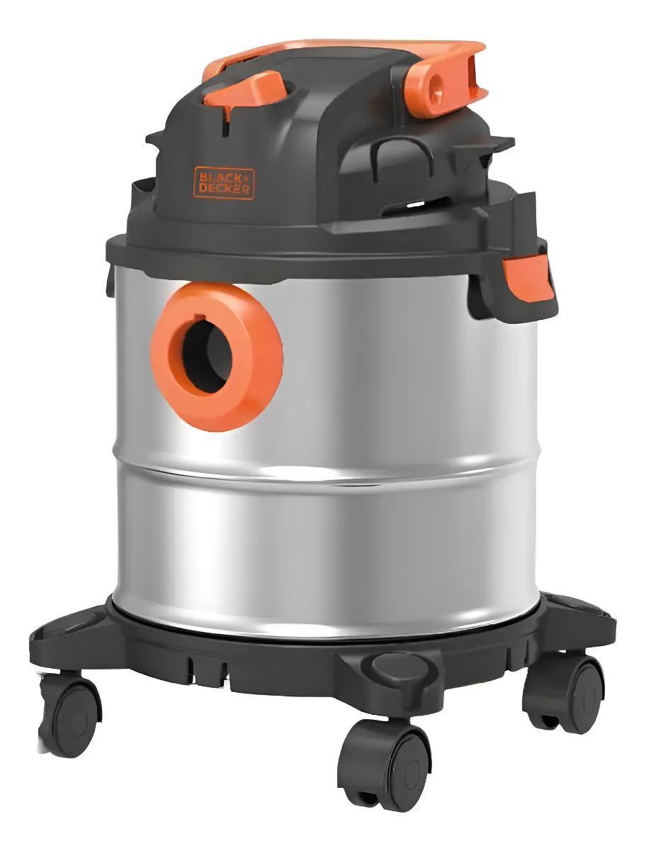 Aspiradora Black + Decker 10l Seco - Húmedo Inoxidable