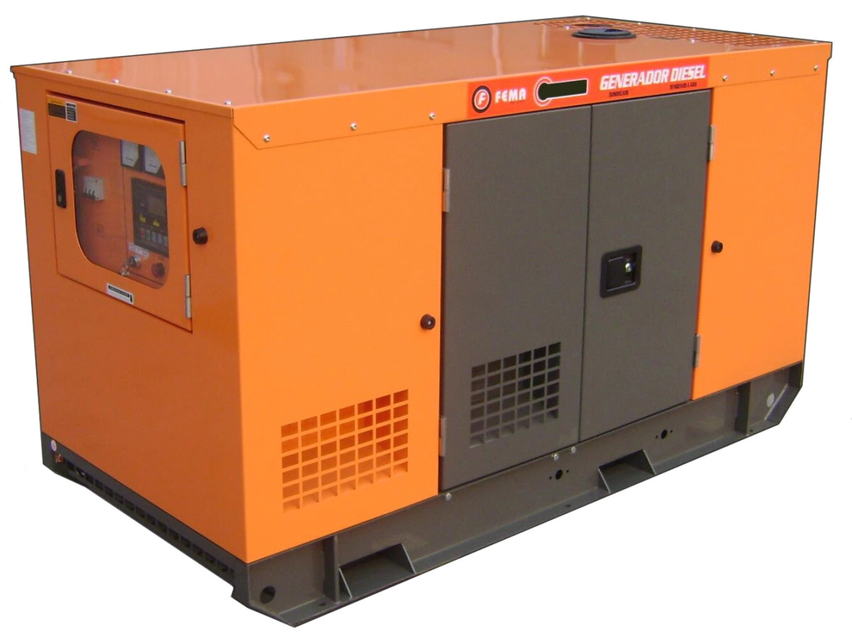 GENERADOR FEMA 20KW-25KVA-380VOLT-INSONORIZADO