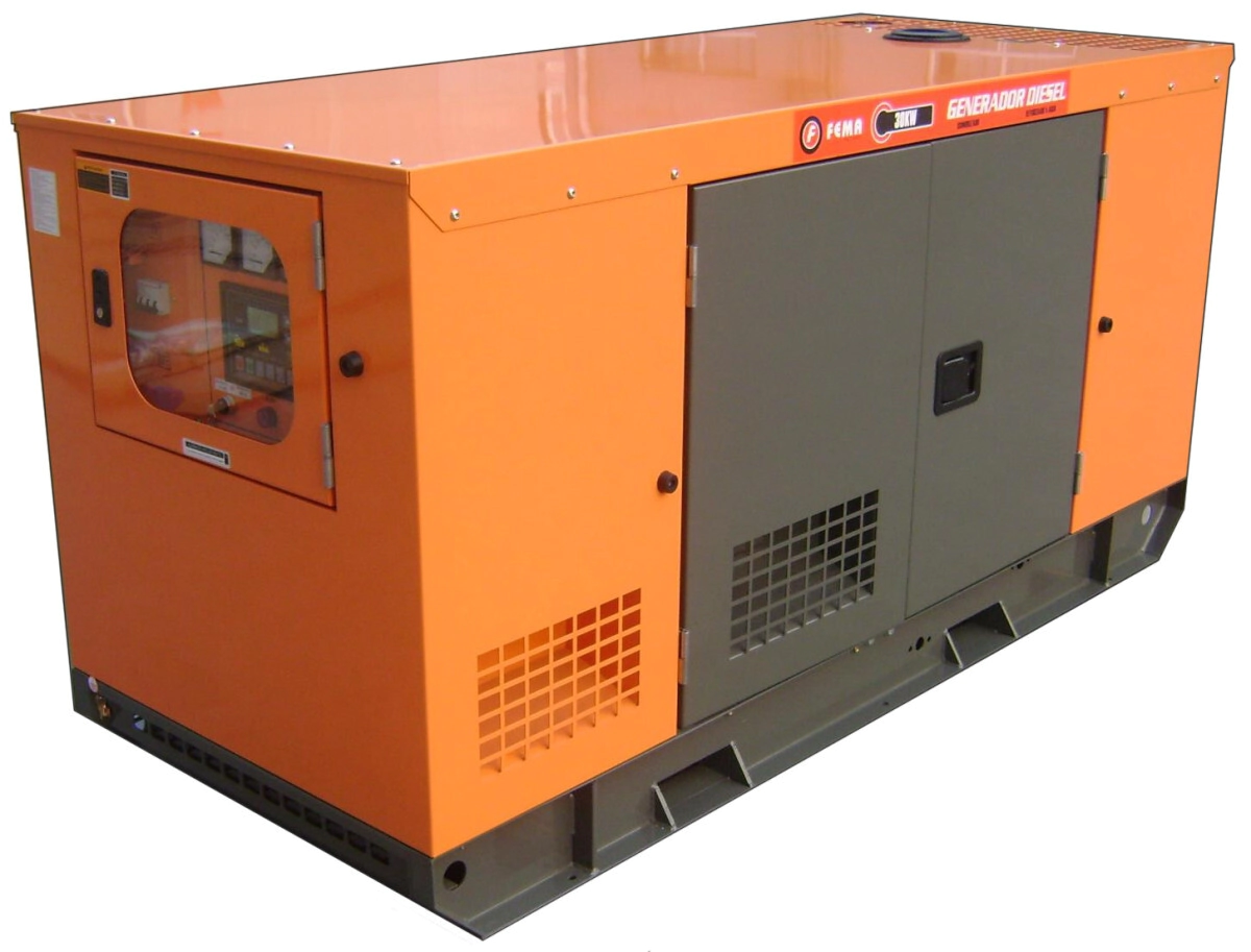 GENERADOR FEMA 30KW-40,8KVA-380VOLT-INSONORIZADO