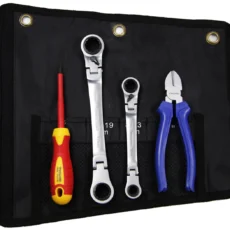 LLAVE COMBINADA KIT 4 PZ.+2C/CRIQUE-PINZA CORTE