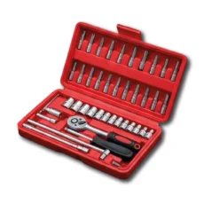 CAJA HERRAMIENTAS FEMA -46 Pz-Puntas-Tubos 1/4"