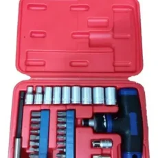 Juego Puntas Y Tubos Con Mango T Set X 34PZ