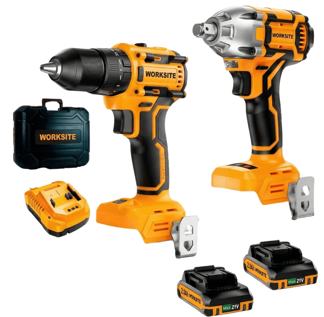 Kit Llave De Impacto 10mm 21v + Taladro De Impacto
