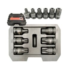 Set De 6 Puntas Torx Con Guia T55 A T100 Tamper