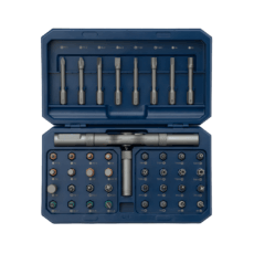 JUEGO DE DESTORNILLADOR CRIQUE 3 EN 1 CON PUNTAS  1/4" - 44 PZS