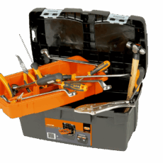 Caja de herramientas plástico resistente 500mm 27L