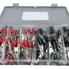 KIT DE 80 PINZAS DE COCODRILO SURTIDAS