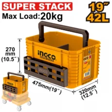 CAJA DE HERRAMIENTAS 19" APILABLE 20KG