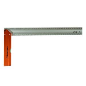 ESCUADRA CARPINTERO DE ALUMINIO CON NIVEL – 16″