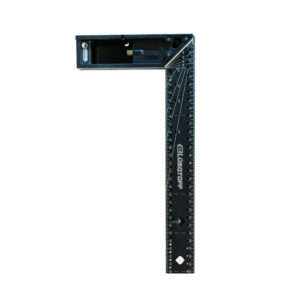 ESCUADRA CON TOPE Y ORIFICIOS DE MARCADO – 12″