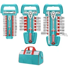 JUEGO DE TUBOS Y LLAVES CRIQUE 1/4" 3/4" Y 1/2" - 57 PZ